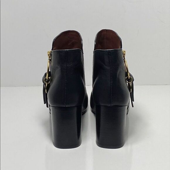 See by Chloé Louise Block-Heel Leather Ankle Boots size 36 - Picture 5 of 14